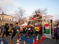 Race Photo  The 2009 running of the Holiday Hustle 5K put on by Running Fit in Dexter Michigan on a sunny but 28 degree on December 5, 2009. : 5K, Fitness, Race, Running, Kasdorf